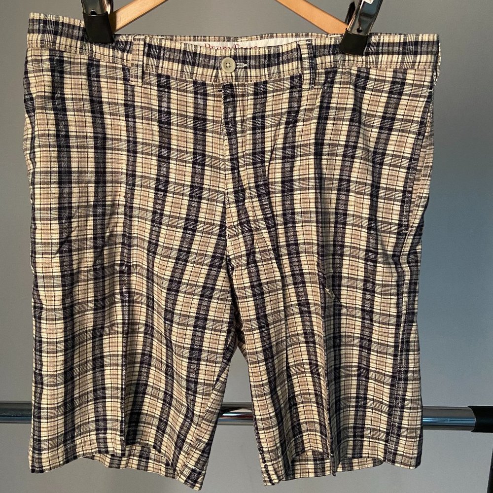 Perry Ellis America Plaid Shorts